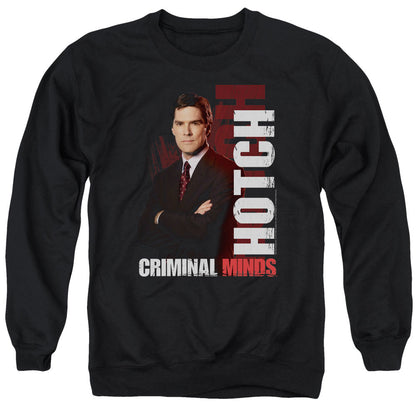 Criminal Minds Hotch Mens Crewneck Sweatshirt Black Officially Licensed