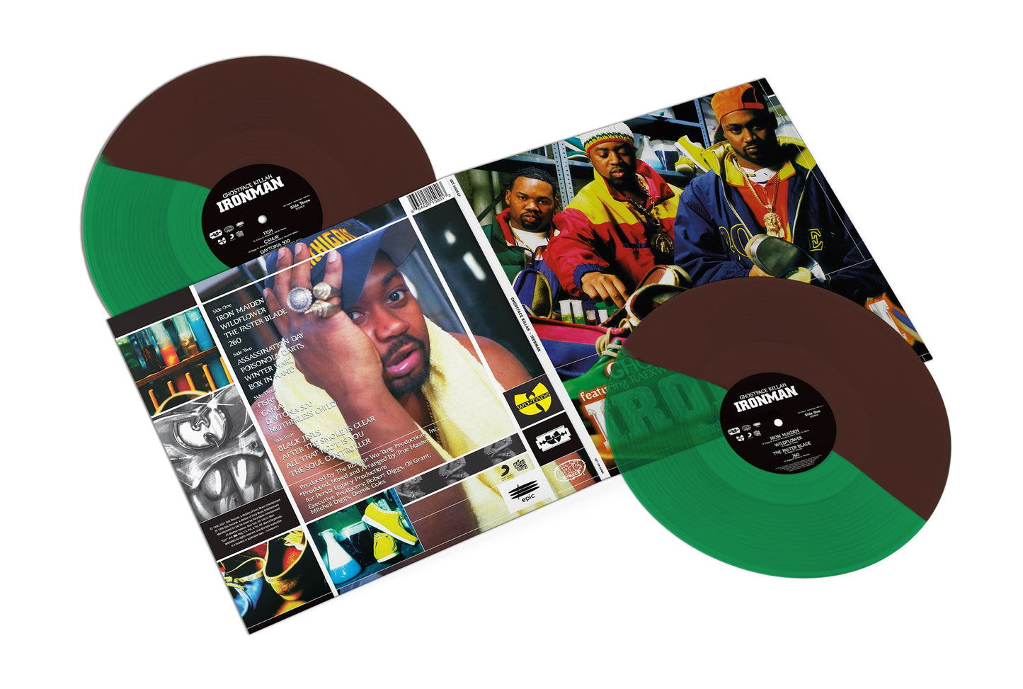 Ghostface Killah Ironman 25th Anniversary Edition Chicken & Broccoli Colored (2LP) Vinyl Record