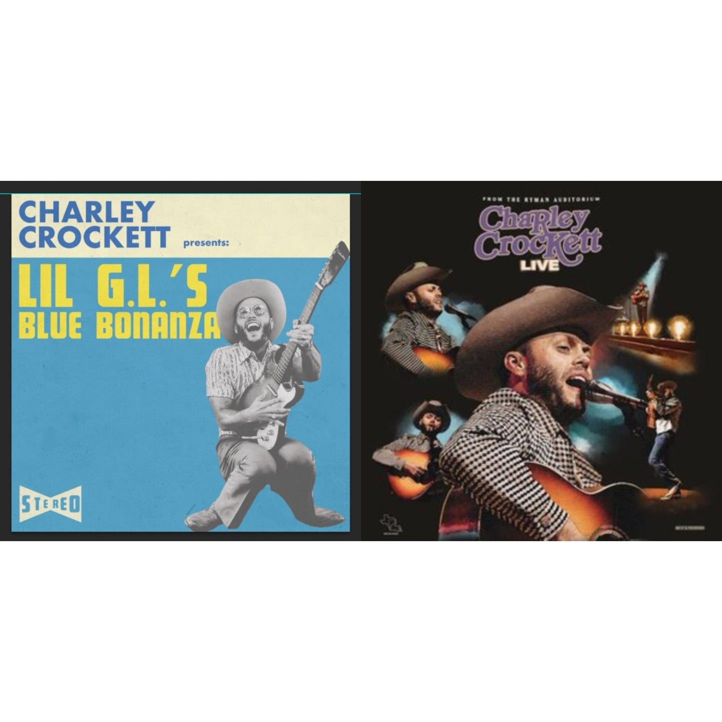 Charley Crockett - Lil G.L.'S Blue Bonanza & Live From The Ryman (2LP)