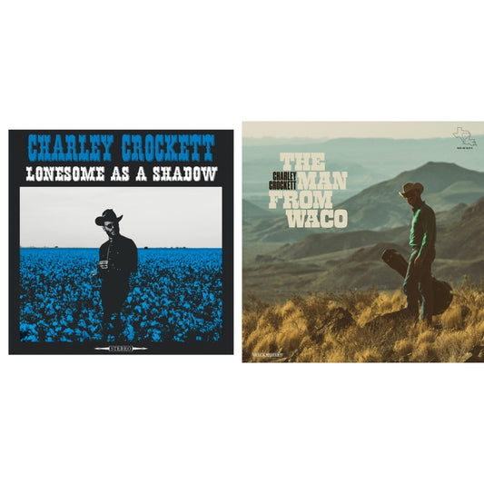 Charley Crockett - Lonesome As A Shadow & Man From Waco - LP Vinyl Bundle