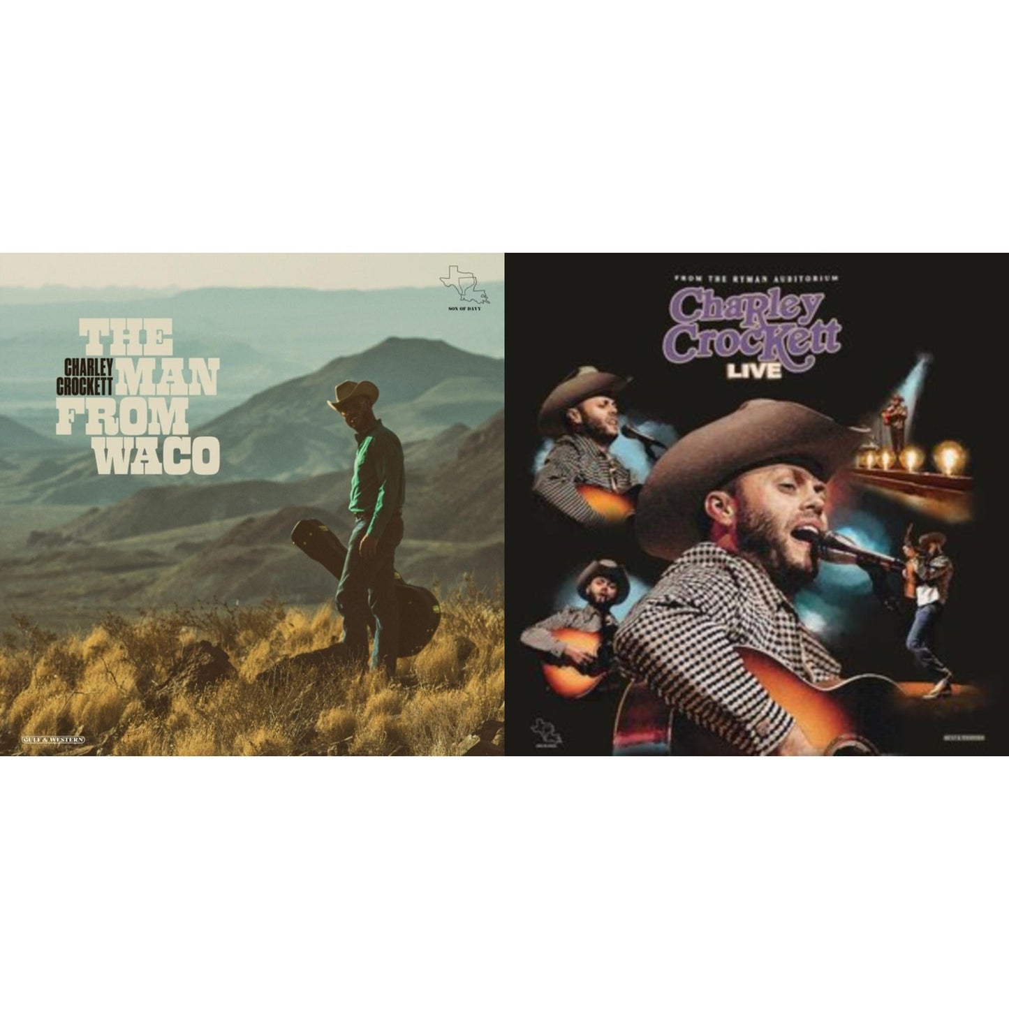 Charley Crockett - Live From The Ryman (2LP) & Man From Waco