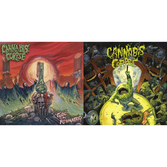 Cannabis Corpse - Tube Of The Resinated & Weeding - CD Bundle