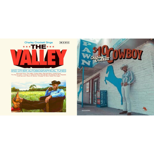 Charley Crockett - Valley & $10 Cowboy - LP Vinyl Bundle