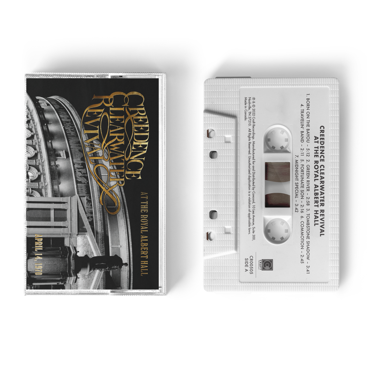 Creedence Clearwater Revival At The Royal Albert Hall Cassette Tape