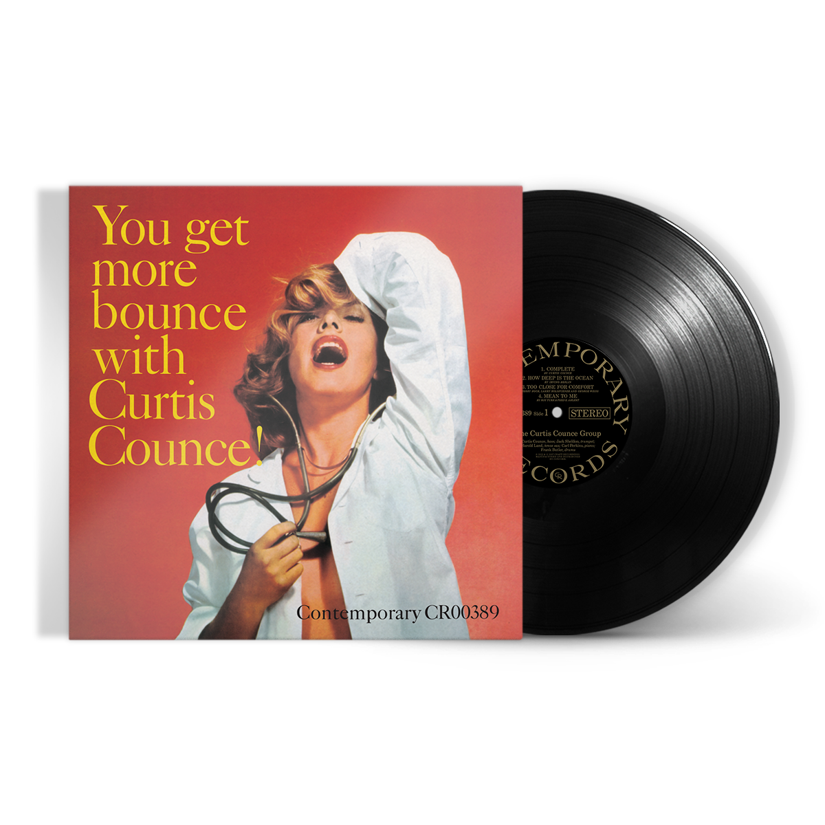 You Get More Bounce With Curtis Counce! - Contemporary Records Acoustic Sounds Vinyl Record