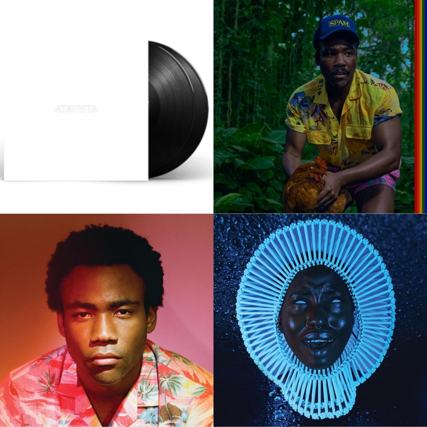 Childish Gambino - Atavista (X) (2LP) & Bando Stone & The New World (X) (2LP/Opaque Black Vinyl) & Because The Internet & Awaken, My Love