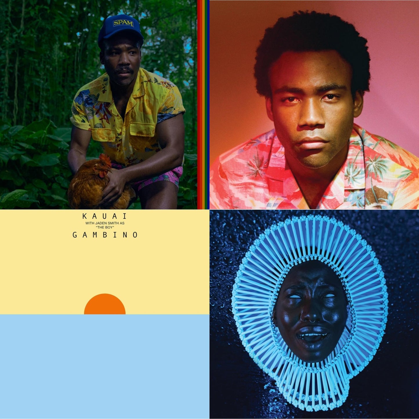 Childish Gambino - Bando Stone & The New World (X) (2LP/Opaque Black Vinyl) & Because The Internet & Kauai & Awaken, My Love
