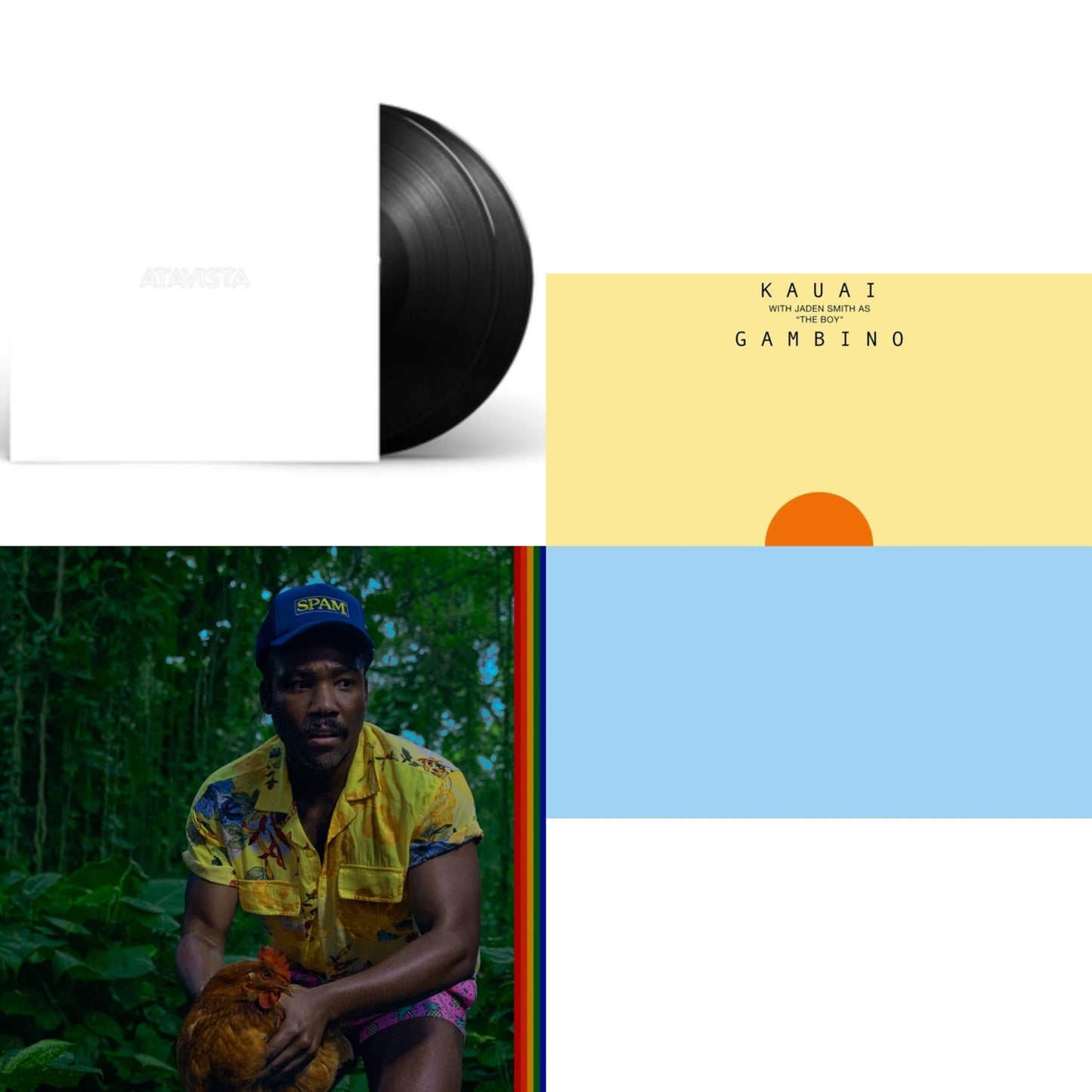 Childish Gambino - Atavista (X) (2LP) & Bando Stone & The New World (X) (2LP/Opaque Black Vinyl) & Kauai