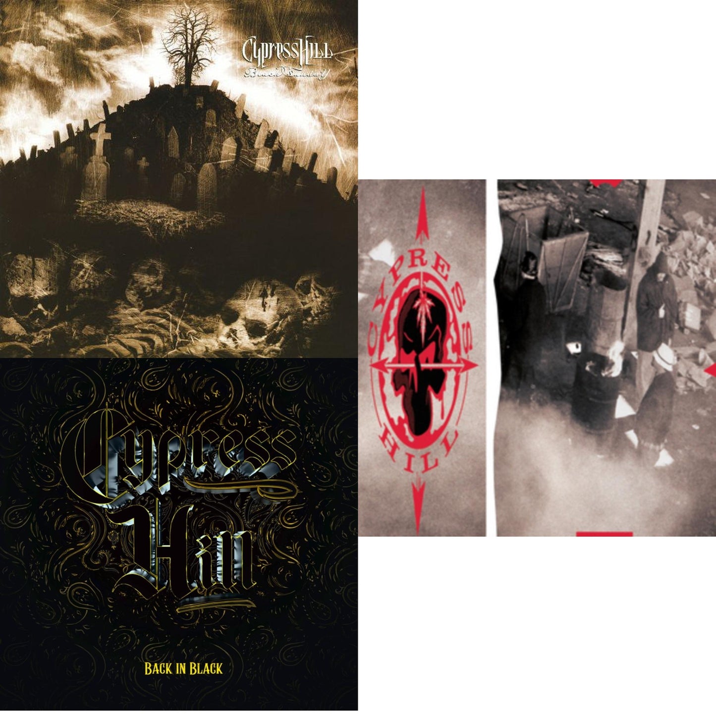 Cypress Hill - Back In Black & Black Sunday (2LP/180G/Gatefold) & Cypress Hill
