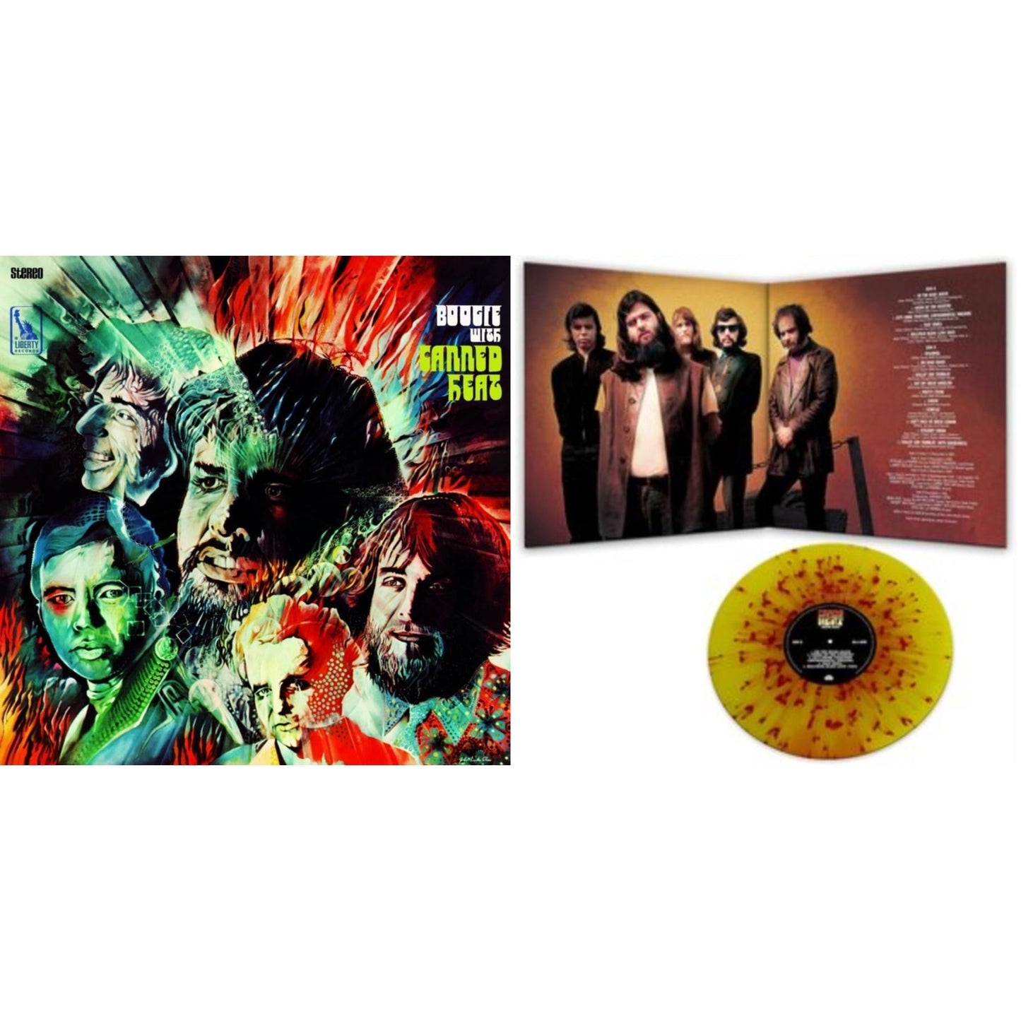 Canned Heat - Boogie With Canned Heat (Red LP Vinyl) & Heated Blues (Red & Yellow Splatter LP Vinyl)