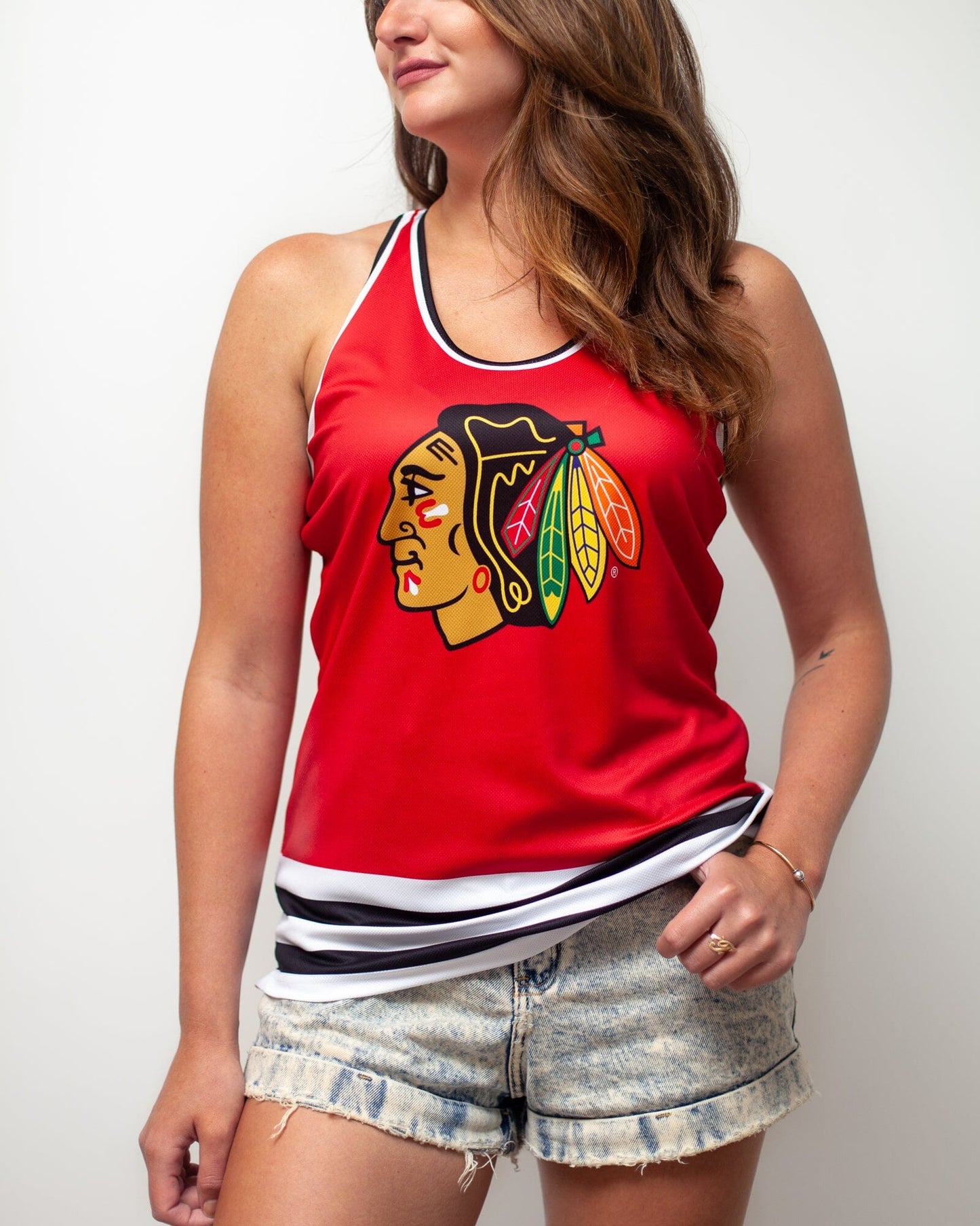 Chicago Blackhawks Women's Racerback Hockey Tank