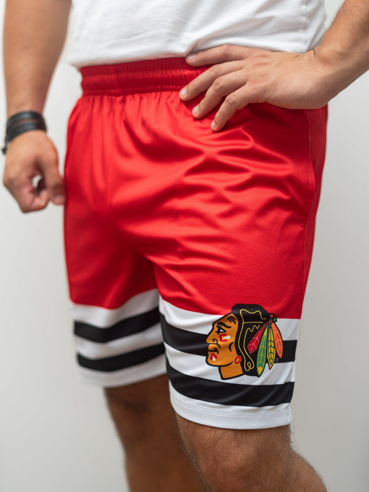 Chicago Blackhawks Mesh Hockey Shorts