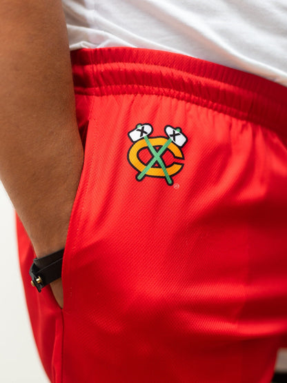 Chicago Blackhawks Mesh Hockey Shorts