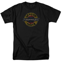 Load image into Gallery viewer, Chevrolet Genuine Chevy Parts Distressed Sign Mens T Shirt Black