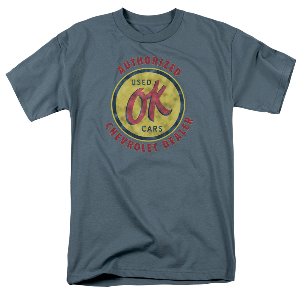 Chevrolet Chevy Ok Used Cars Mens T Shirt Slate