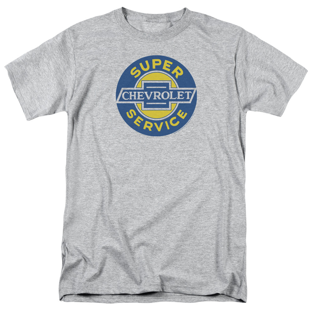 Chevrolet Chevy Super Service Mens T Shirt Athletic Heather