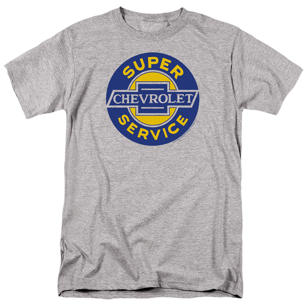 Chevrolet Chevy Super Service Mens T Shirt Athletic Heather