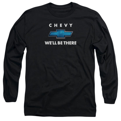 Chevrolet Well Be There Mens Long Sleeve Shirt Black Officially Licensed Officially Licensed