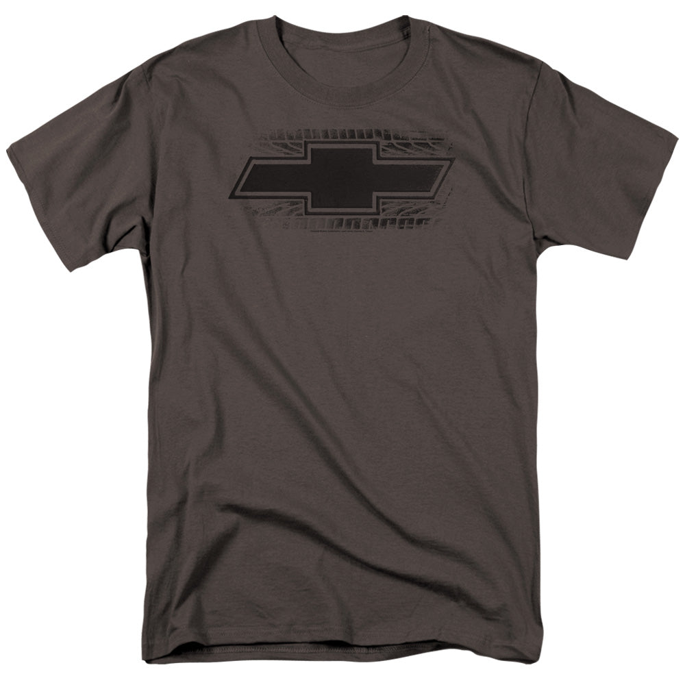 Chevrolet Bowtie Burnout Mens T Shirt Charcoal