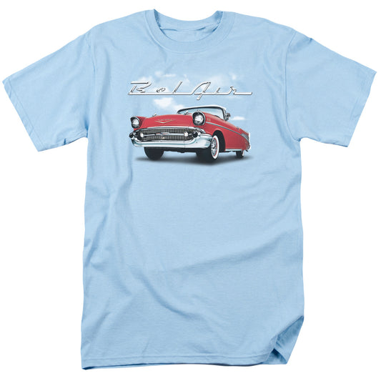 Chevrolet Bel Air Clouds Mens T Shirt Light Blue