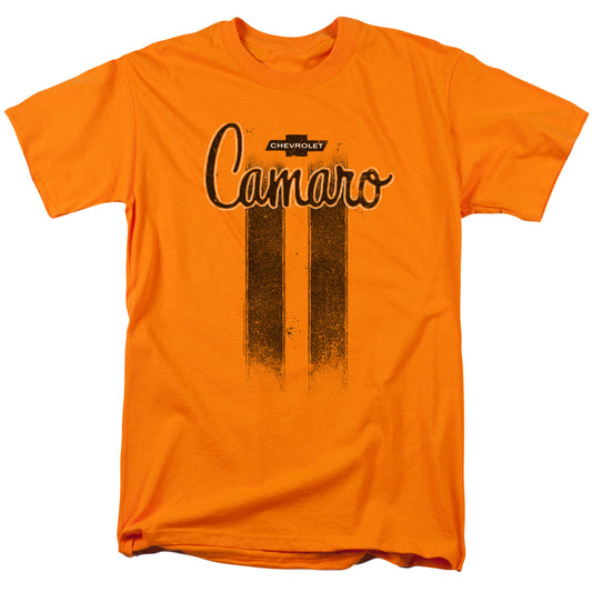 Chevrolet Camaro Stripes Mens T Shirt Orange