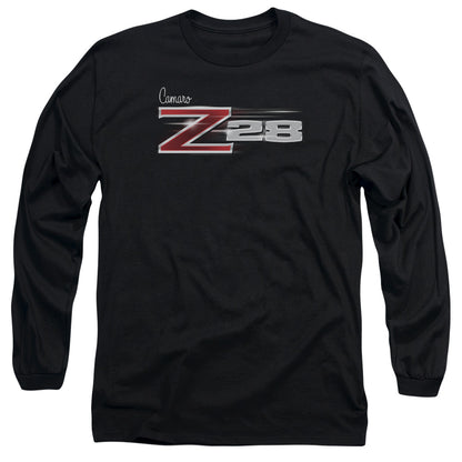 Chevrolet Z28 Logo Mens Long Sleeve Shirt Black Officially Licensed Officially Licensed