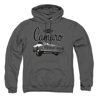 Chevrolet Script Car Mens Hoodie Charcoal Officially Licensed