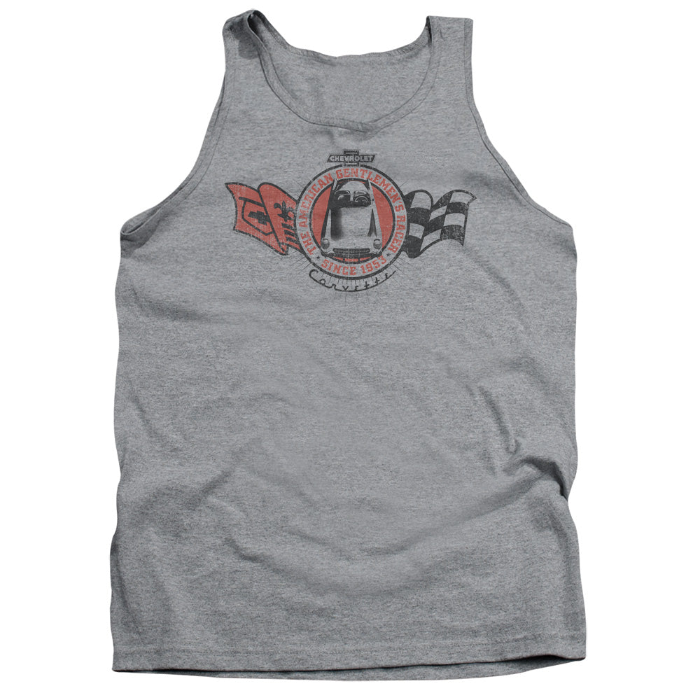 Chevrolet Gentlemens Racer Mens Tank Top Shirt Athletic Heather