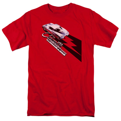 Chevrolet Split Window Sting Ray Mens T Shirt Red