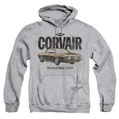 Chevrolet Retro Corvair Mens Hoodie Athletic Heather Officially Licensed