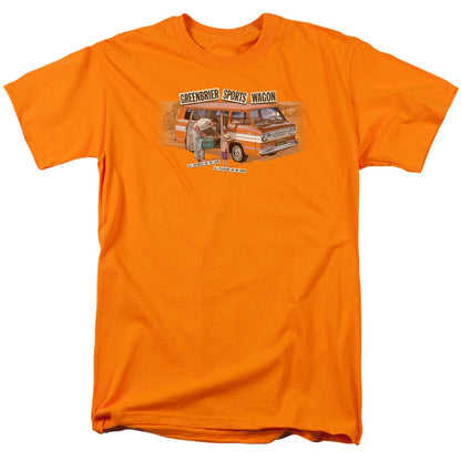 Chevrolet Greenbrier Corvair Sport Wagon Mens T Shirt Orange