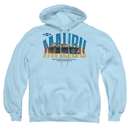 Chevrolet Thumbs Up Mens Hoodie Light Blue Officially Licensed