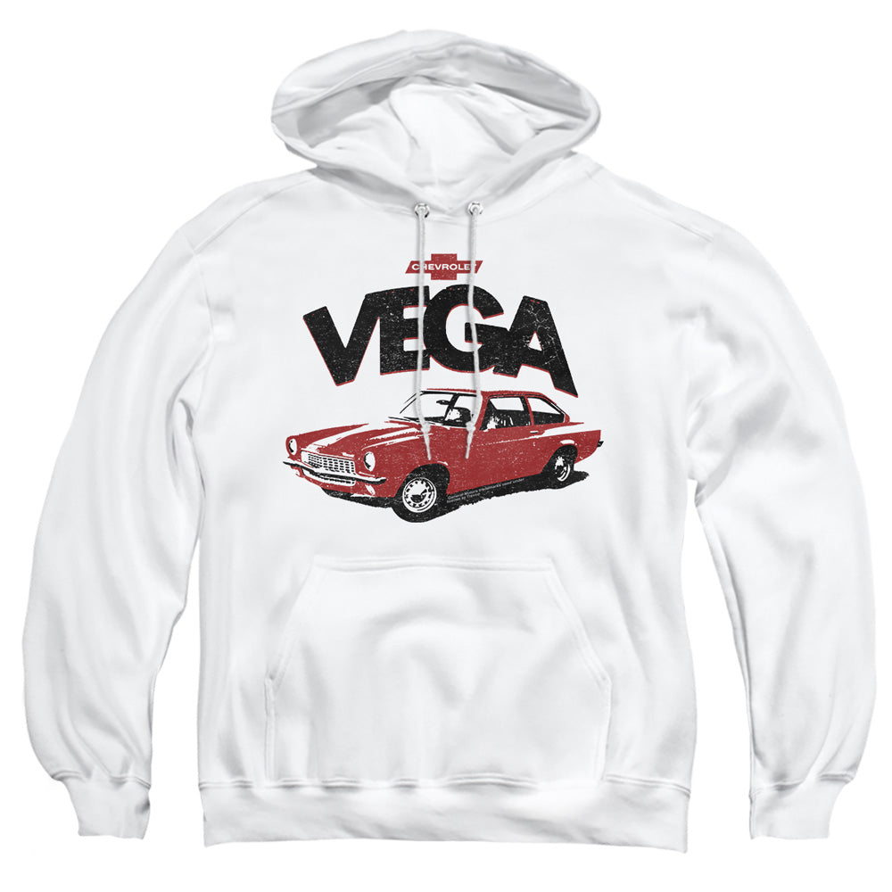 Chevrolet Rough Vega Mens Hoodie White Officially Licensed
