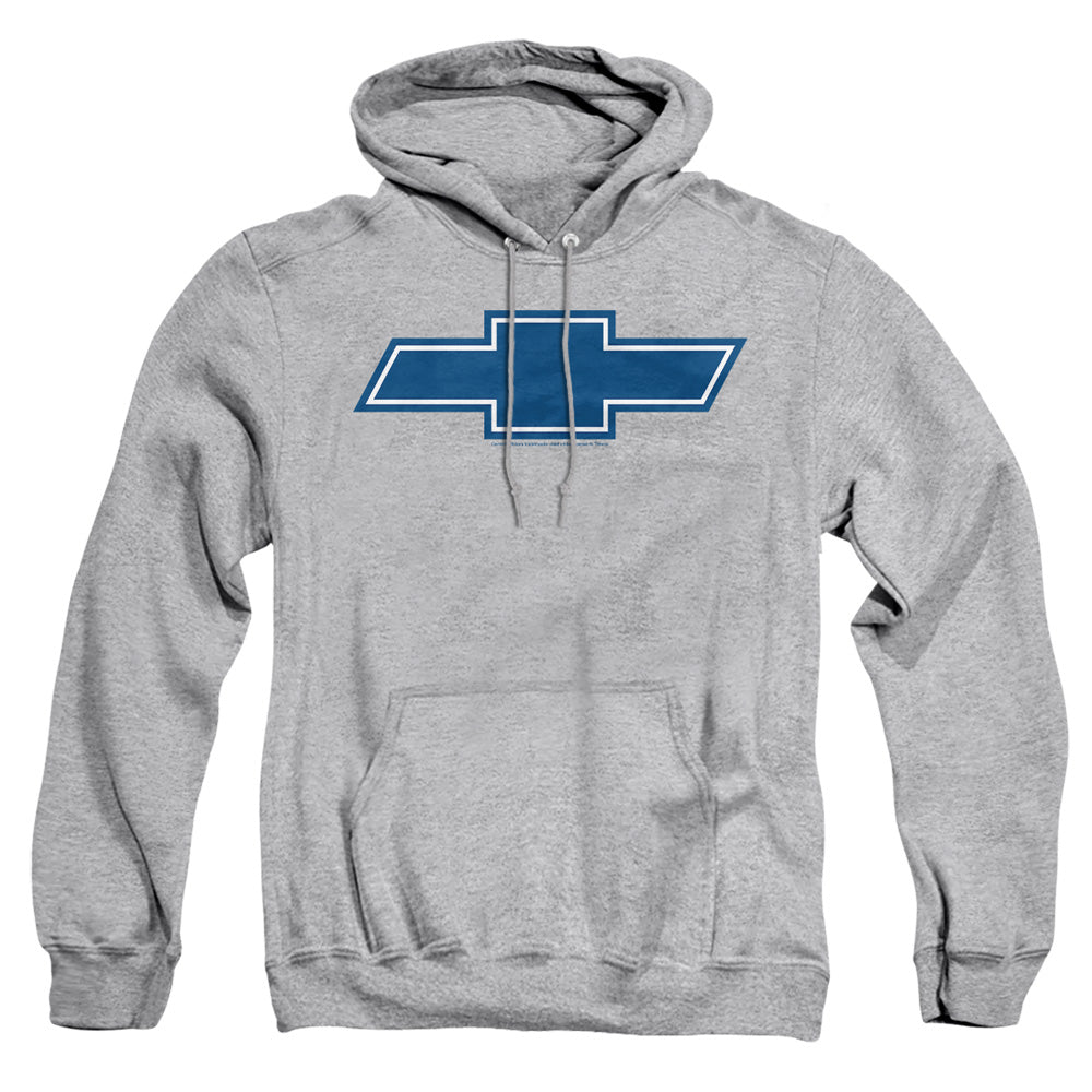 Chevrolet Simple Vintage Bowtie Mens Hoodie Athletic Heather Officially Licensed