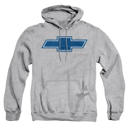 Chevrolet Simple Vintage Bowtie Mens Hoodie Athletic Heather Officially Licensed