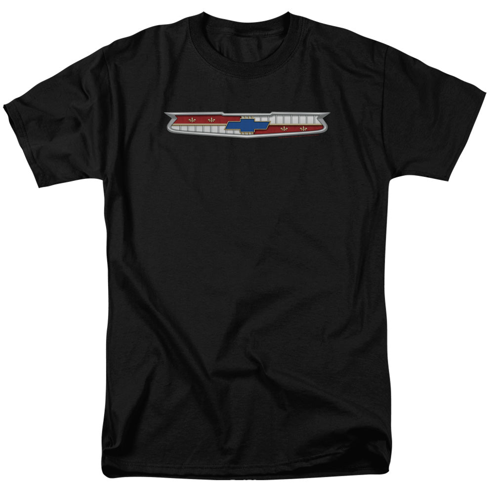 Chevrolet 56 Bel Air Emblem Mens T Shirt Black