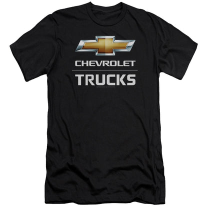 Chevrolet Trucks Hbo Premium Bella Canvas Slim Fit Mens T Shirt Black