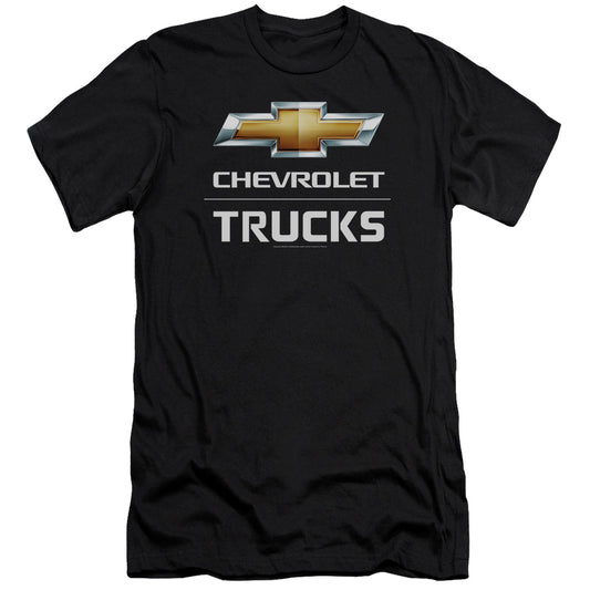 Chevrolet Trucks Hbo Premium Bella Canvas Slim Fit Mens T Shirt Black