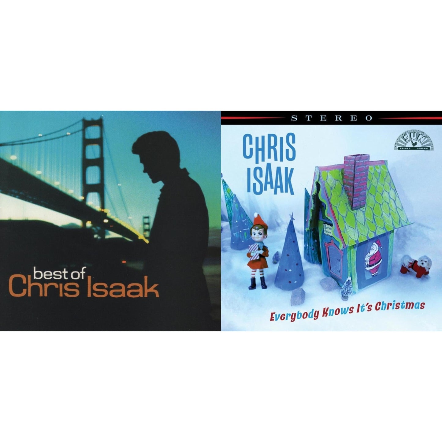 Chris Isaak - Best Of Chris Isaak & Everybody Knows It's Christmas - CD Bundle