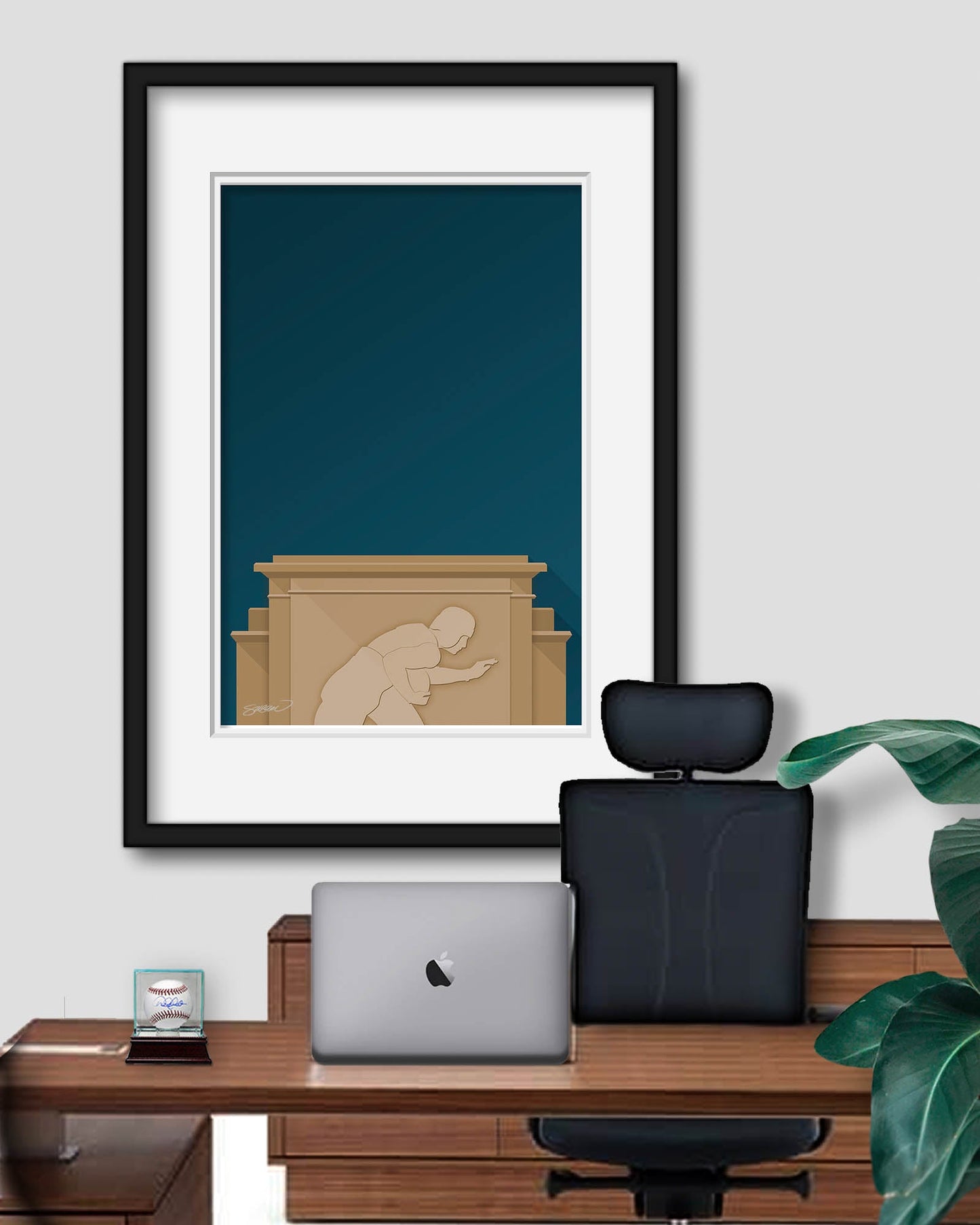 Minimalist Nippert Stadium Art Print