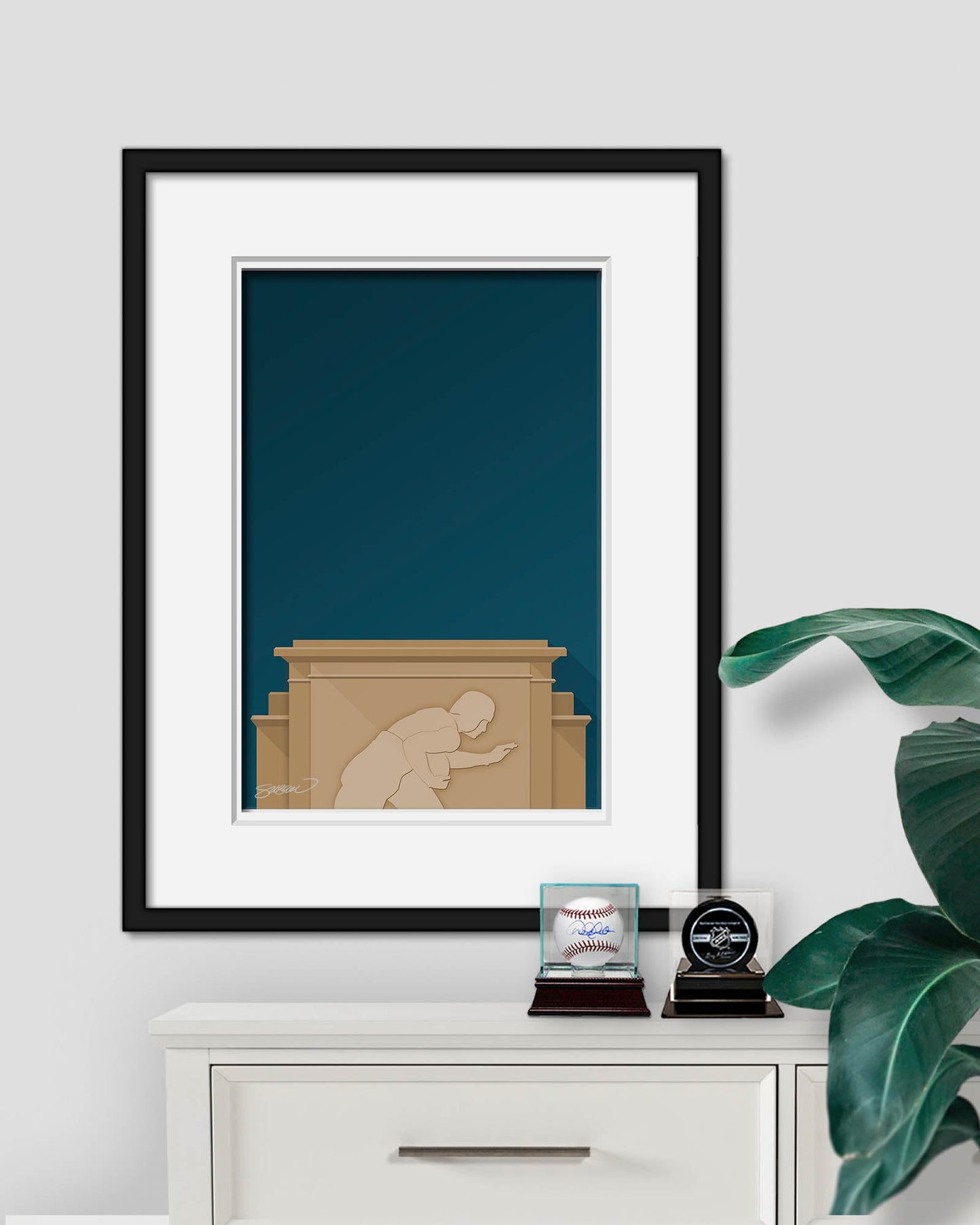 Minimalist Nippert Stadium Art Print