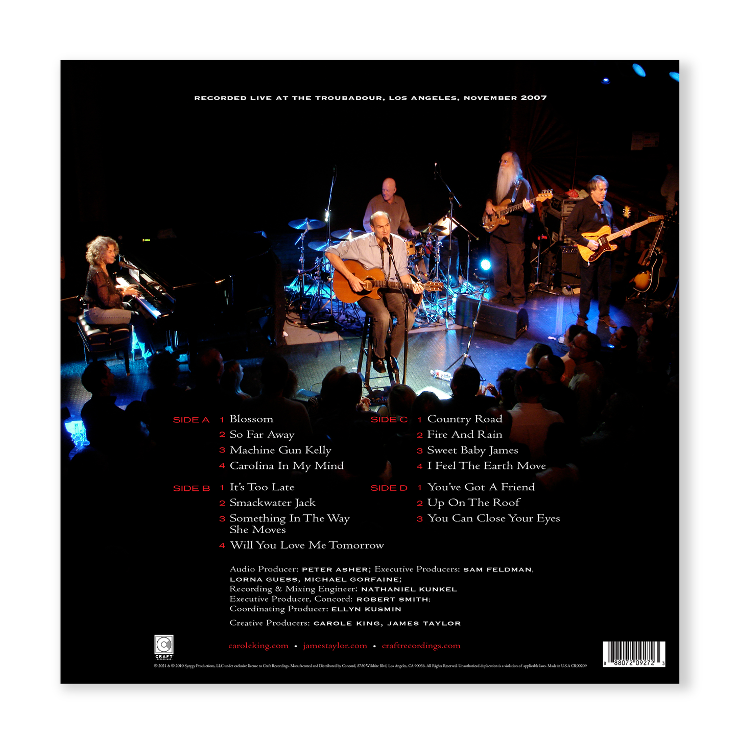 Live at The Troubadour Music CD
