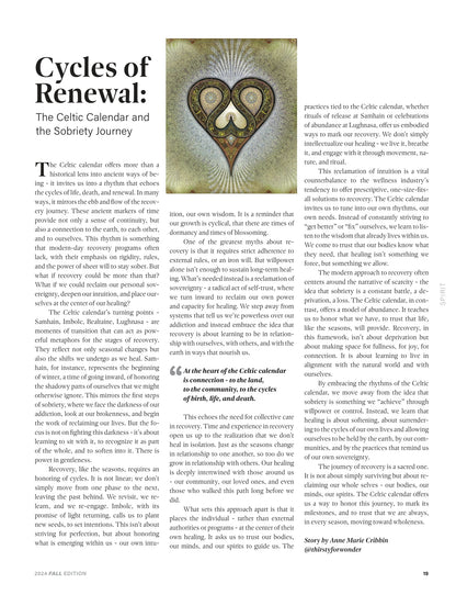 Celtic Life International - Fall 2024: The Living Bridge, Celtic Magic & Witchcraft, Stories On Author Marian Keyes, Belfast International Arts Festival, Spiritualist John Philip Newell & More!