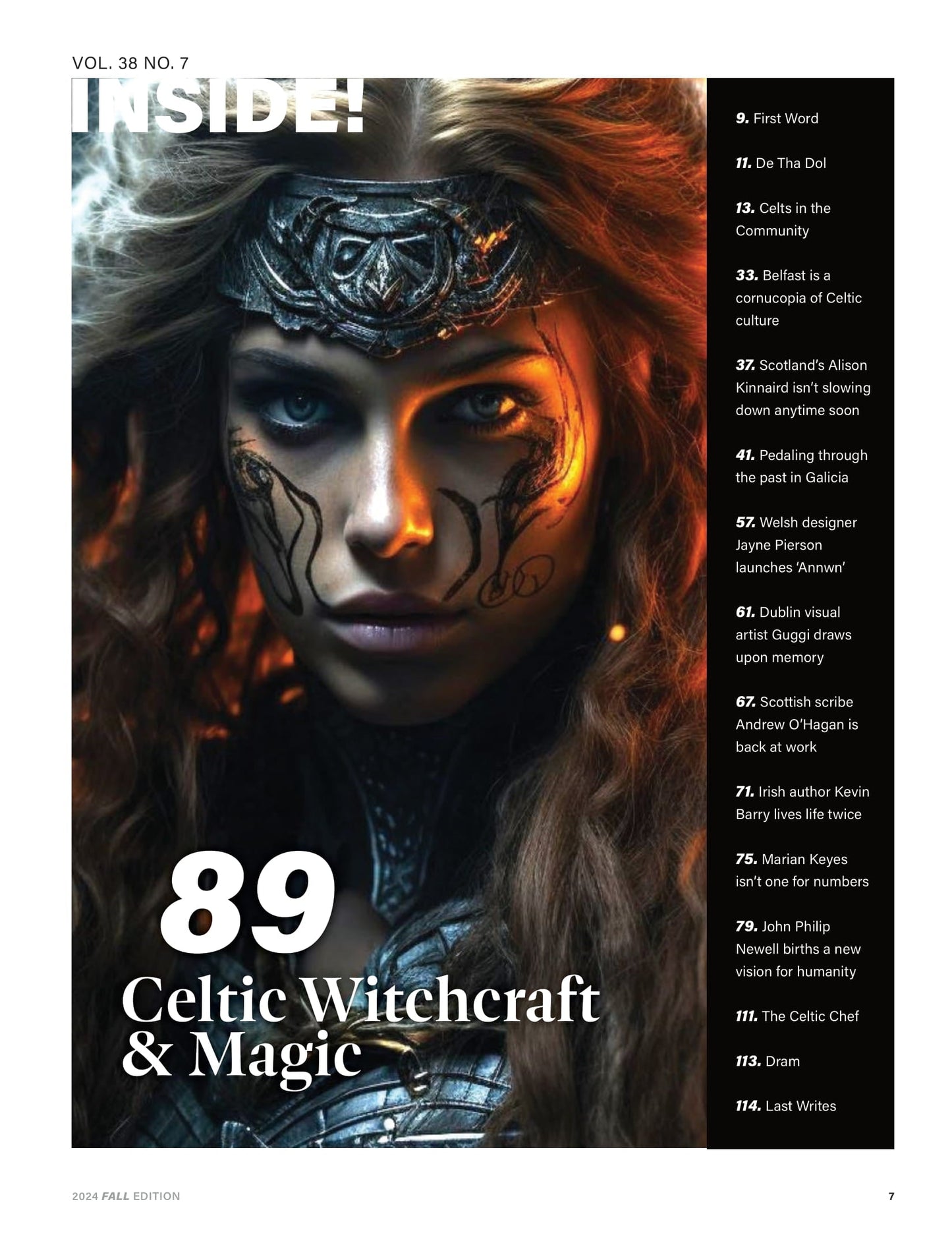 Celtic Life International - Fall 2024: The Living Bridge, Celtic Magic & Witchcraft, Stories On Author Marian Keyes, Belfast International Arts Festival, Spiritualist John Philip Newell & More!