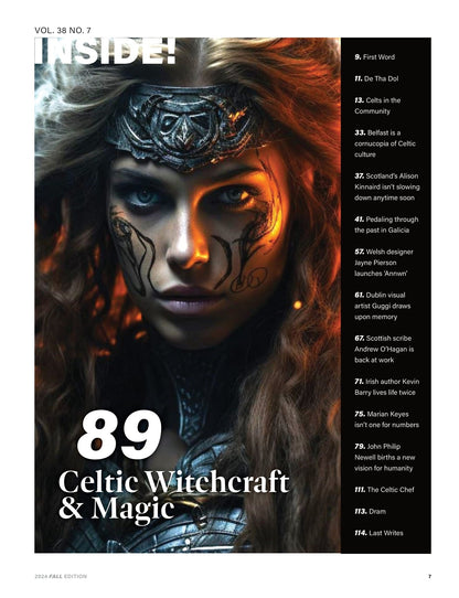 Celtic Life International - Fall 2024: The Living Bridge, Celtic Magic & Witchcraft, Stories On Author Marian Keyes, Belfast International Arts Festival, Spiritualist John Philip Newell & More!