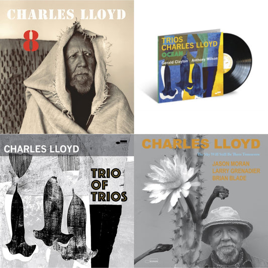 Charles Lloyd - 8: Kindred Spirits (Live From The Lobero) (2LP) & Trios: Ocean & Trios: Sacred Thread & Sky Will Still Be There Tomorrow (2LP)