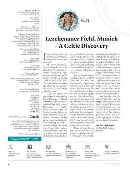 Celtic Life International - Summer 2024: The Renaissance of Renaissance Faires, Celtic Tattoos, Paddington Goes Gaelic Inspiration Orchestra, Highland Games, Festivals Guide, Celtic Tarot & More!