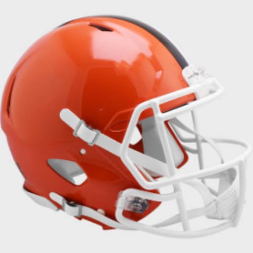 Cleveland Browns Full Size Authentic Speed Football Helmet 2024 Primary - NFL