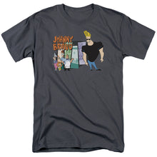 Load image into Gallery viewer, Johnny Bravo Johnny &amp; Friends Mens T Shirt Charcoal