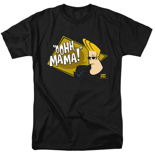 Johnny Bravo Oohh Mama Mens T Shirt Black